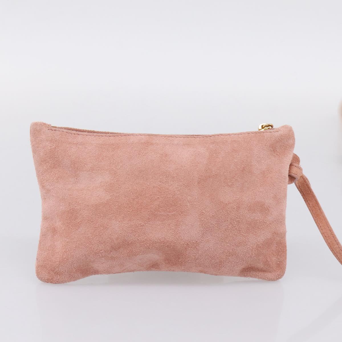 Miu Miu Shoulder Bag Fur Pink Auth ka6494V