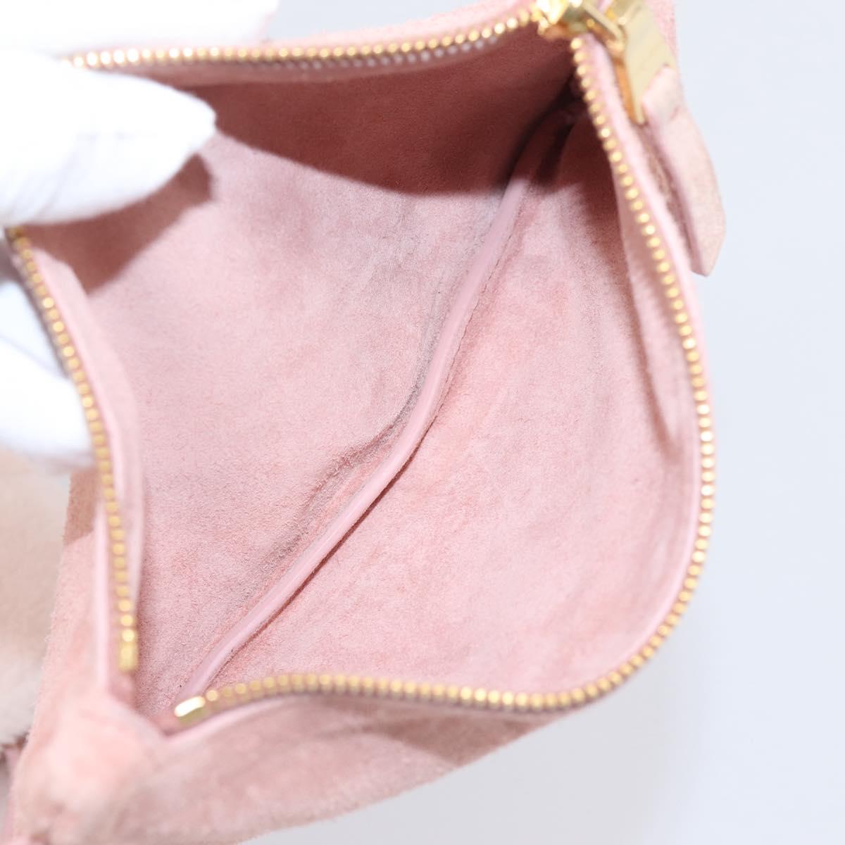 Miu Miu Shoulder Bag Fur Pink Auth ka6494V