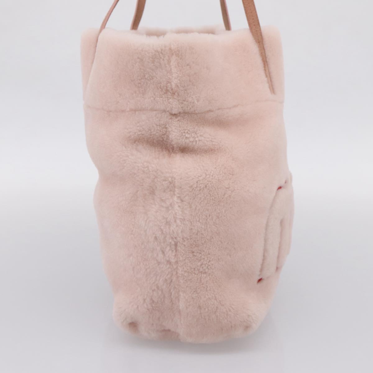 Miu Miu Shoulder Bag Fur Pink Auth ka6494V