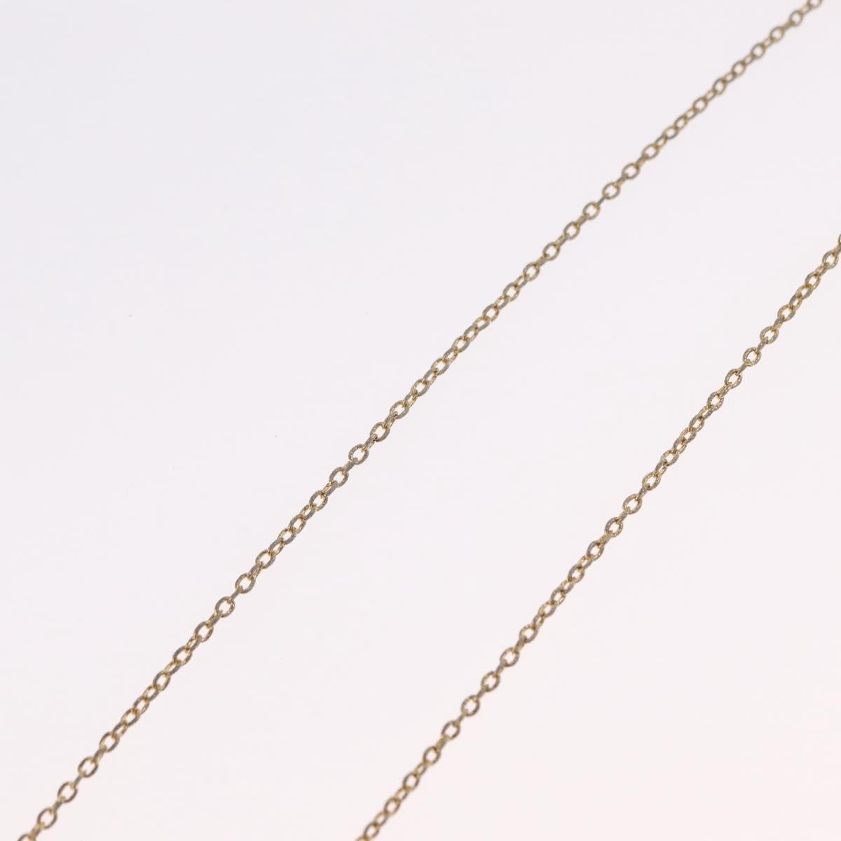 GIVENCHY Necklace Metal Gold Tone Auth ka6504