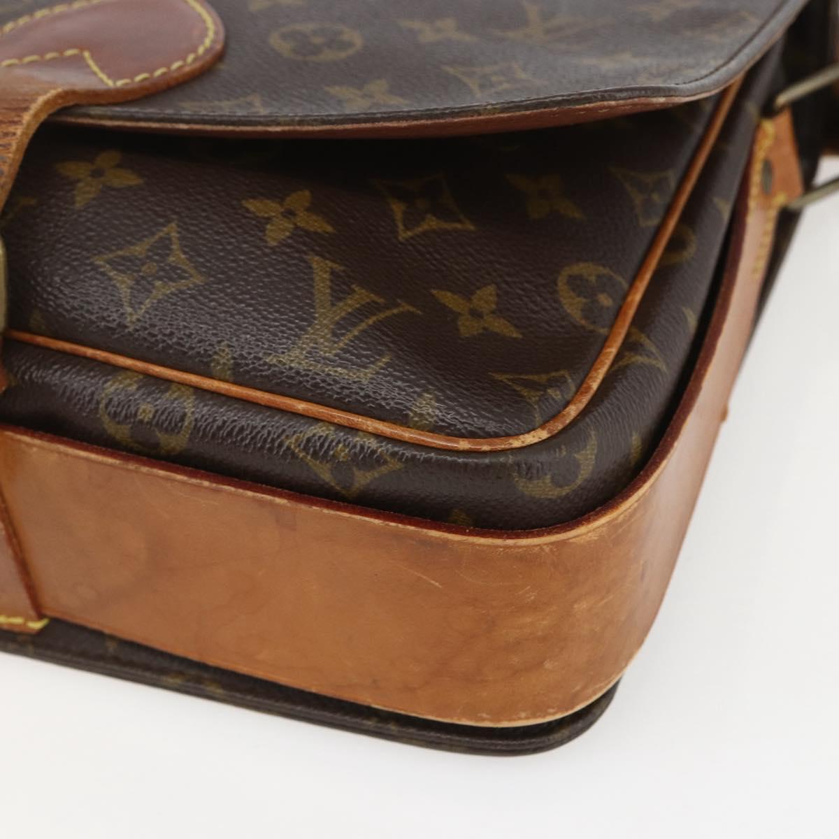 LOUIS VUITTON Monogram Cartouchiere GM Shoulder Bag M51252 LV Auth ka651