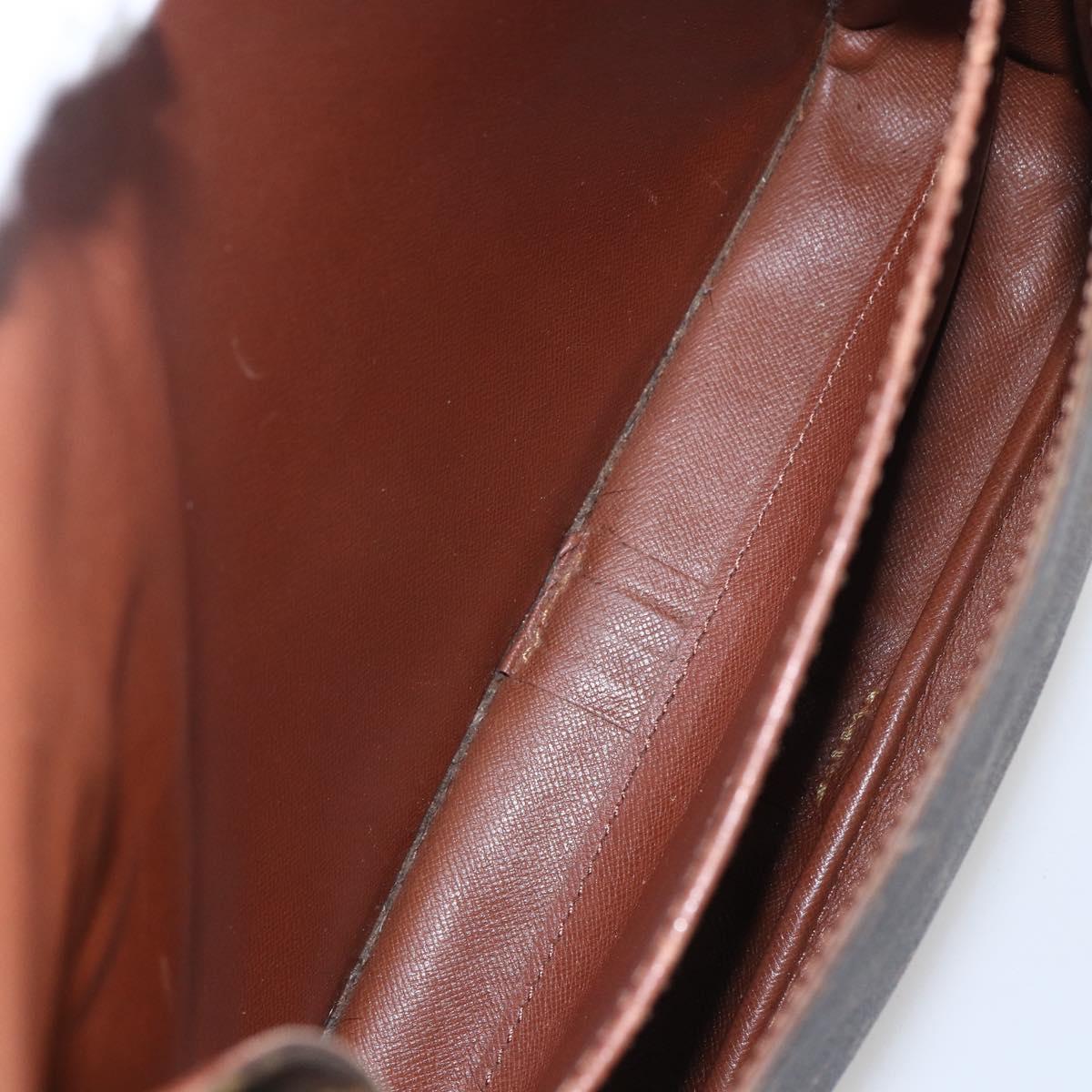 LOUIS VUITTON Monogram Cartouchiere GM Shoulder Bag M51252 LV Auth ka651