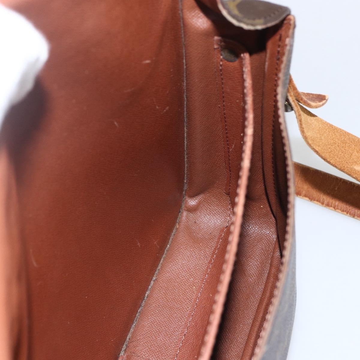 LOUIS VUITTON Monogram Cartouchiere GM Shoulder Bag M51252 LV Auth ka651