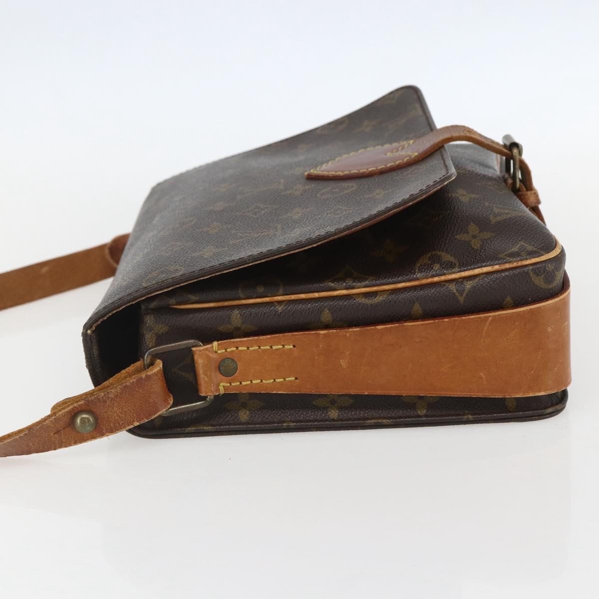 LOUIS VUITTON Monogram Cartouchiere GM Shoulder Bag M51252 LV Auth ka651