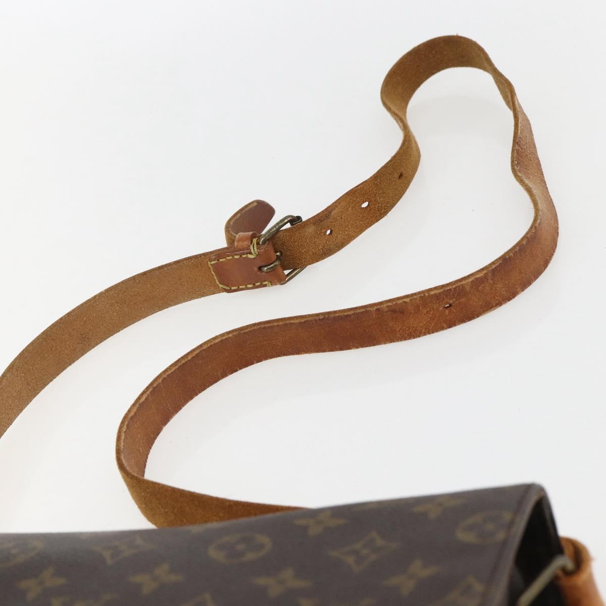 LOUIS VUITTON Monogram Cartouchiere GM Shoulder Bag M51252 LV Auth ka651