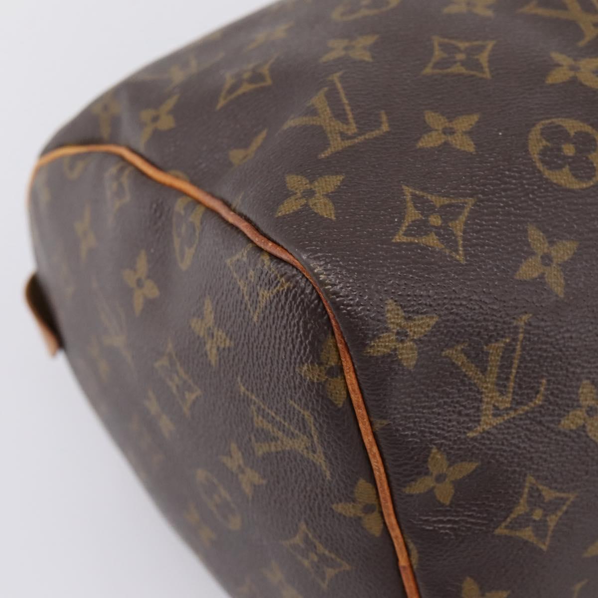 LOUIS VUITTON Monogram Speedy 30 Hand Bag M41526 LV Auth ka6511