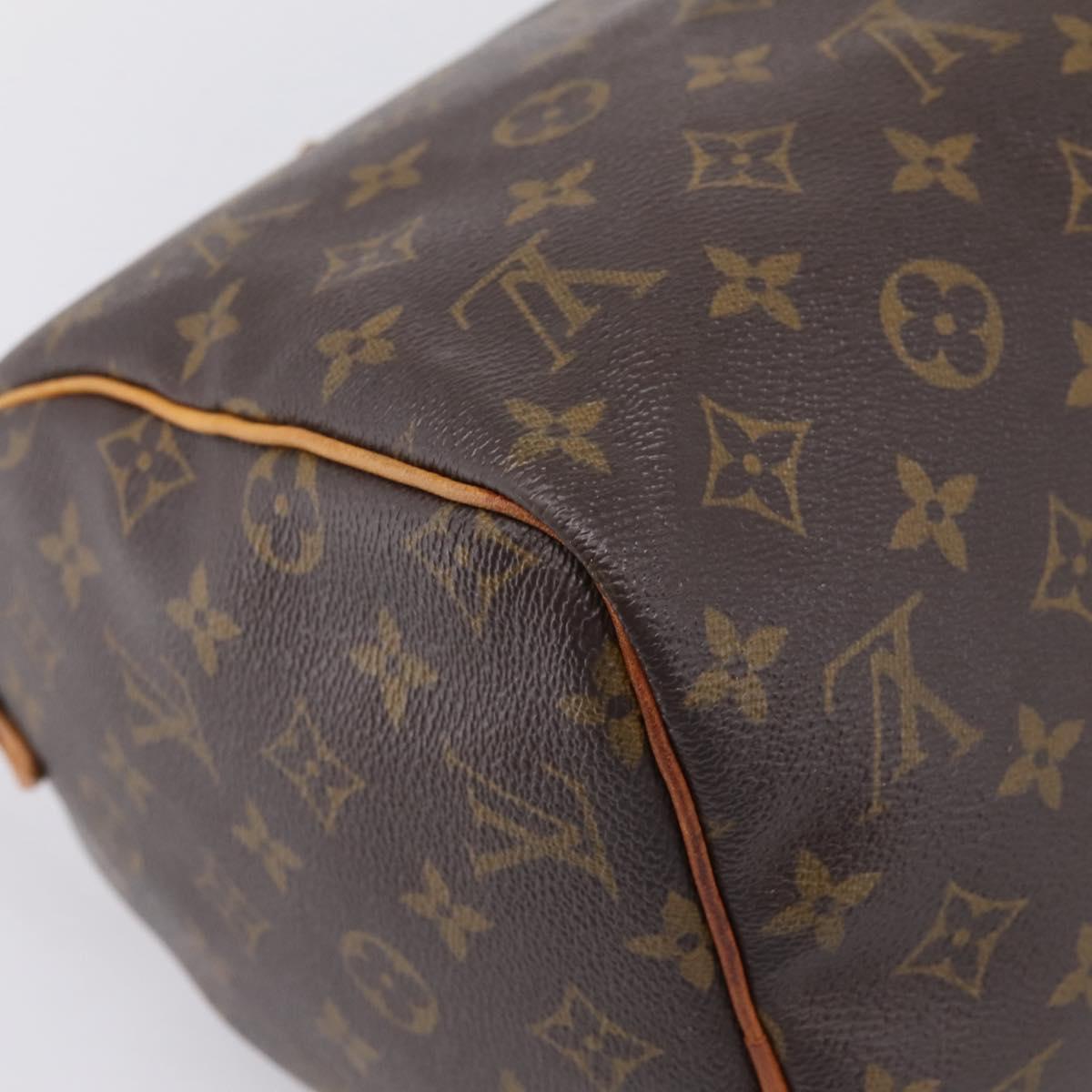 LOUIS VUITTON Monogram Speedy 30 Hand Bag M41526 LV Auth ka6511