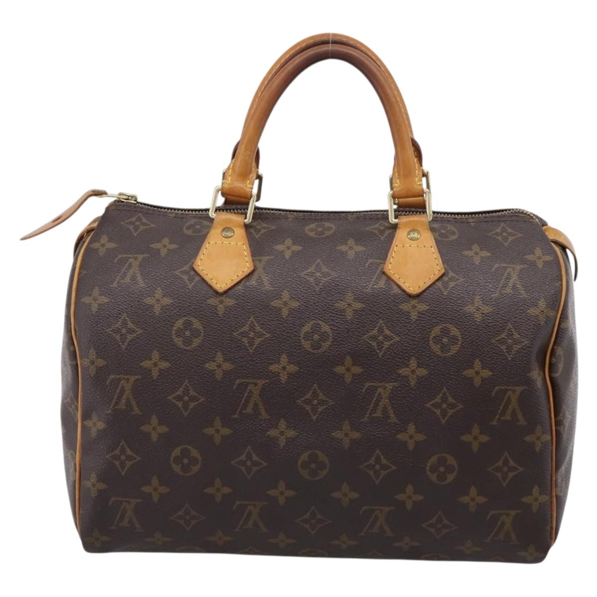 LOUIS VUITTON Monogram Speedy 30 Hand Bag M41526 LV Auth ka6511
