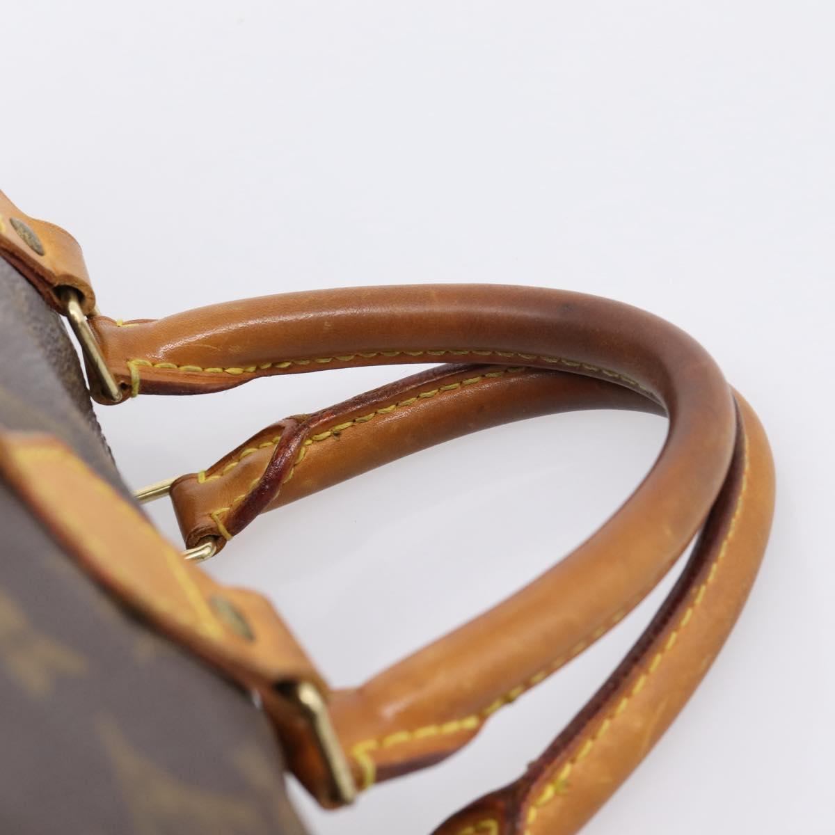 LOUIS VUITTON Monogram Speedy 30 Hand Bag M41526 LV Auth ka6511