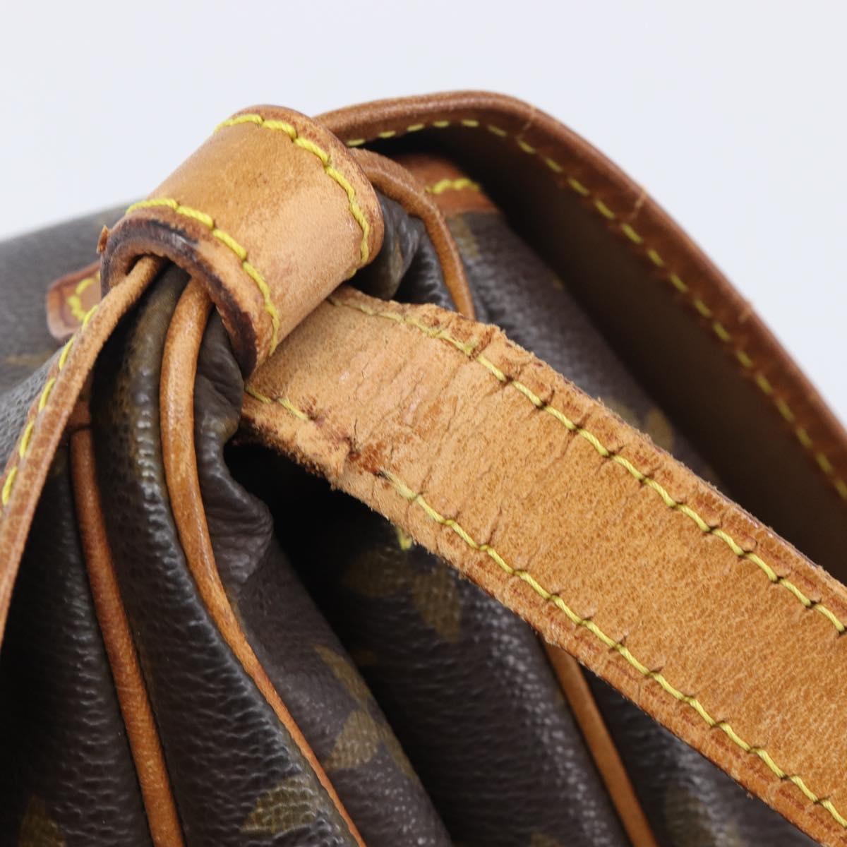 LOUIS VUITTON Monogram Saumur 30 Shoulder Bag M42256 LV Auth ka6514