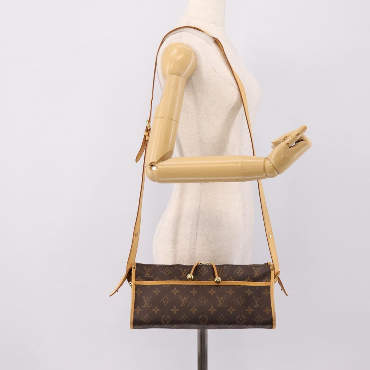 LOUIS VUITTON Monogram Popincourt Long Shoulder Bag M40008 LV Auth ka6535A