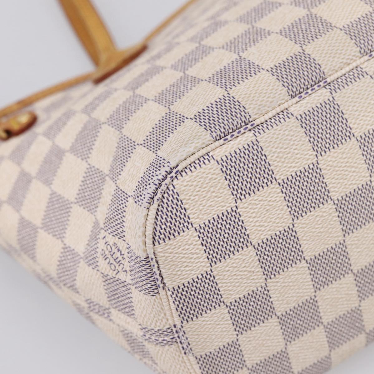 LOUIS VUITTON Damier Azur Neverfull PM Tote Bag N41362 LV Auth ka6541A