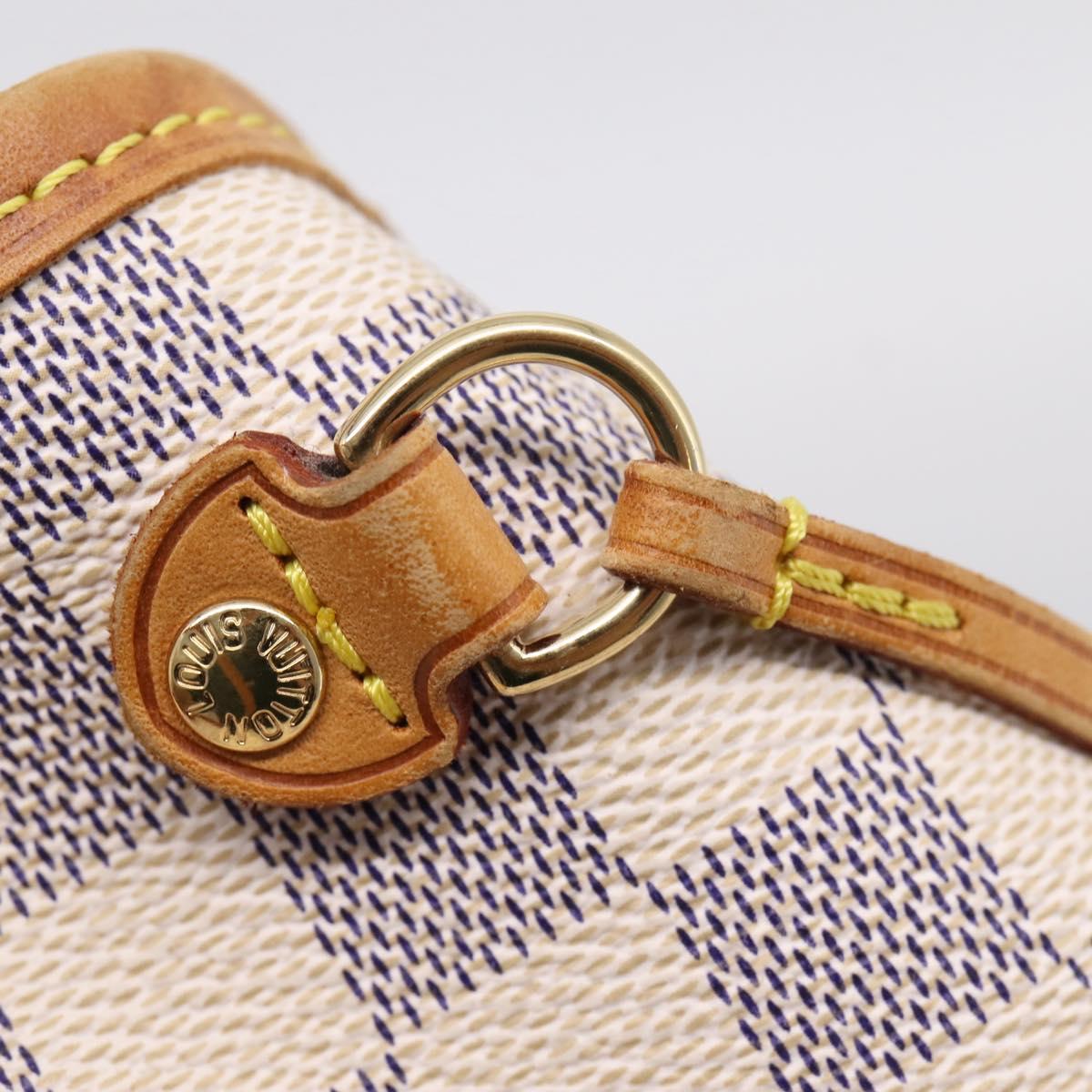 LOUIS VUITTON Damier Azur Neverfull PM Tote Bag N41362 LV Auth ka6541A