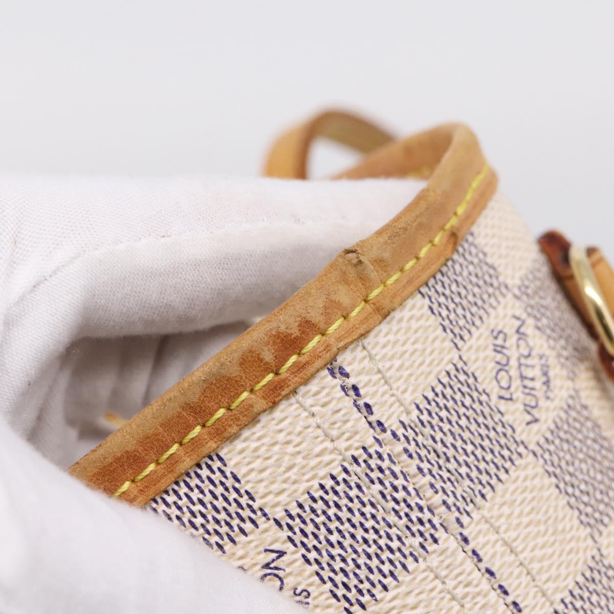 LOUIS VUITTON Damier Azur Neverfull PM Tote Bag N41362 LV Auth ka6541A