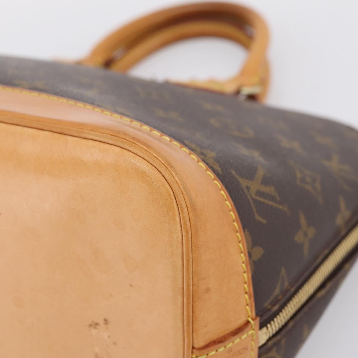 LOUIS VUITTON Monogram Alma Hand Bag M51130 LV Auth ka6544V