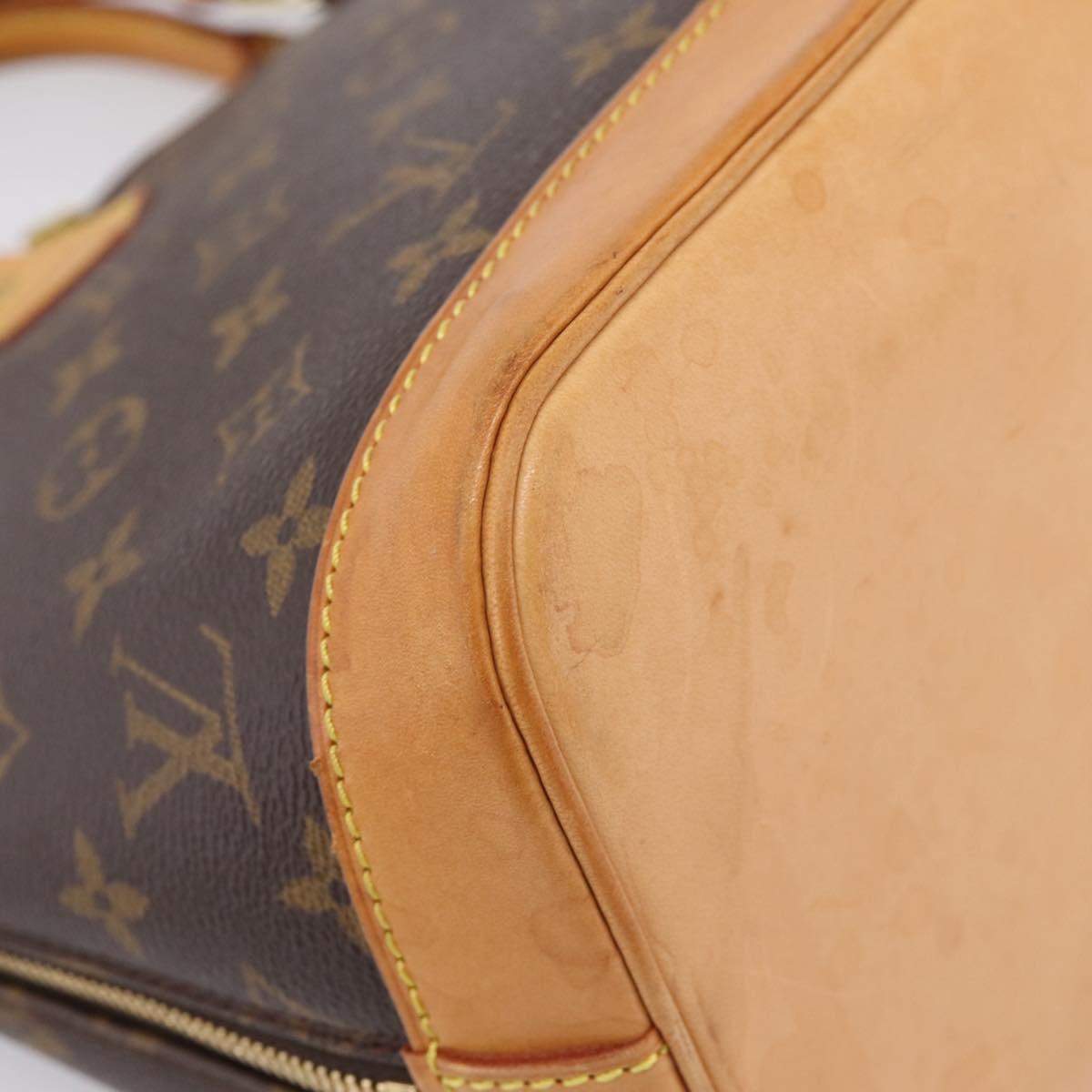 LOUIS VUITTON Monogram Alma Hand Bag M51130 LV Auth ka6544V