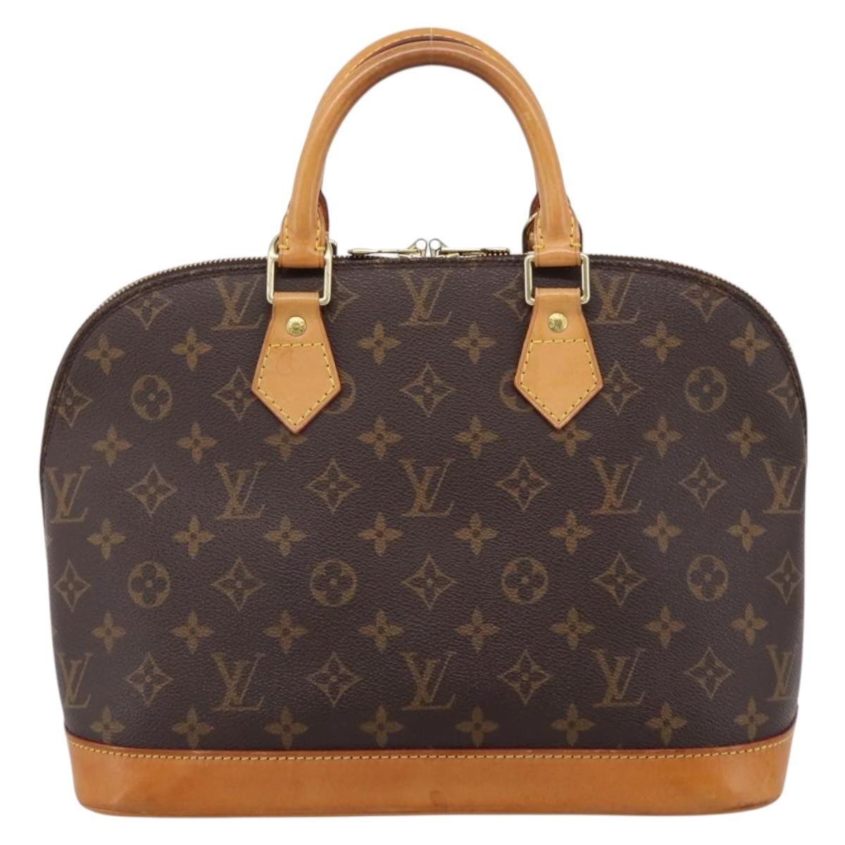 LOUIS VUITTON Monogram Alma Hand Bag M51130 LV Auth ka6544V