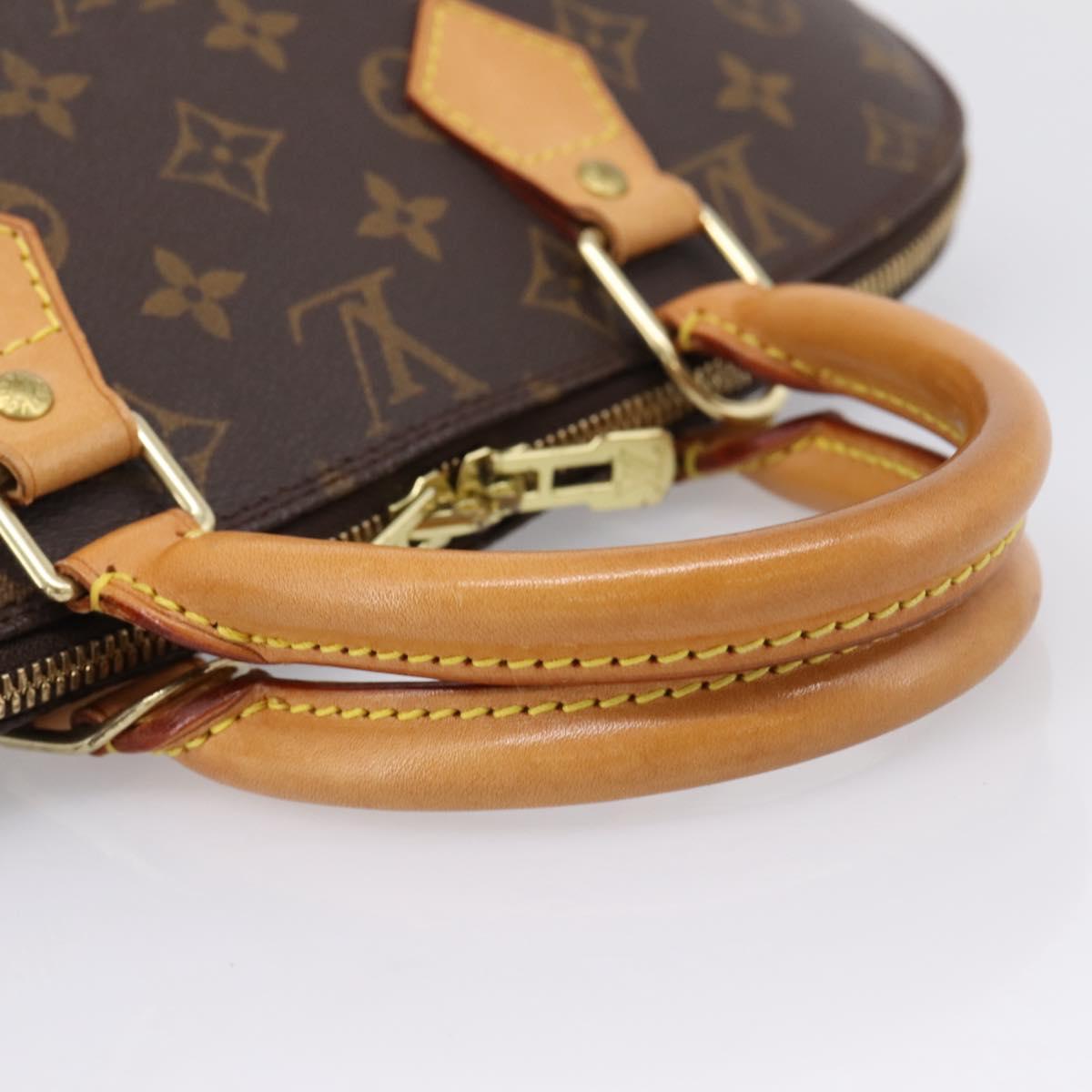 LOUIS VUITTON Monogram Alma Hand Bag M51130 LV Auth ka6544V