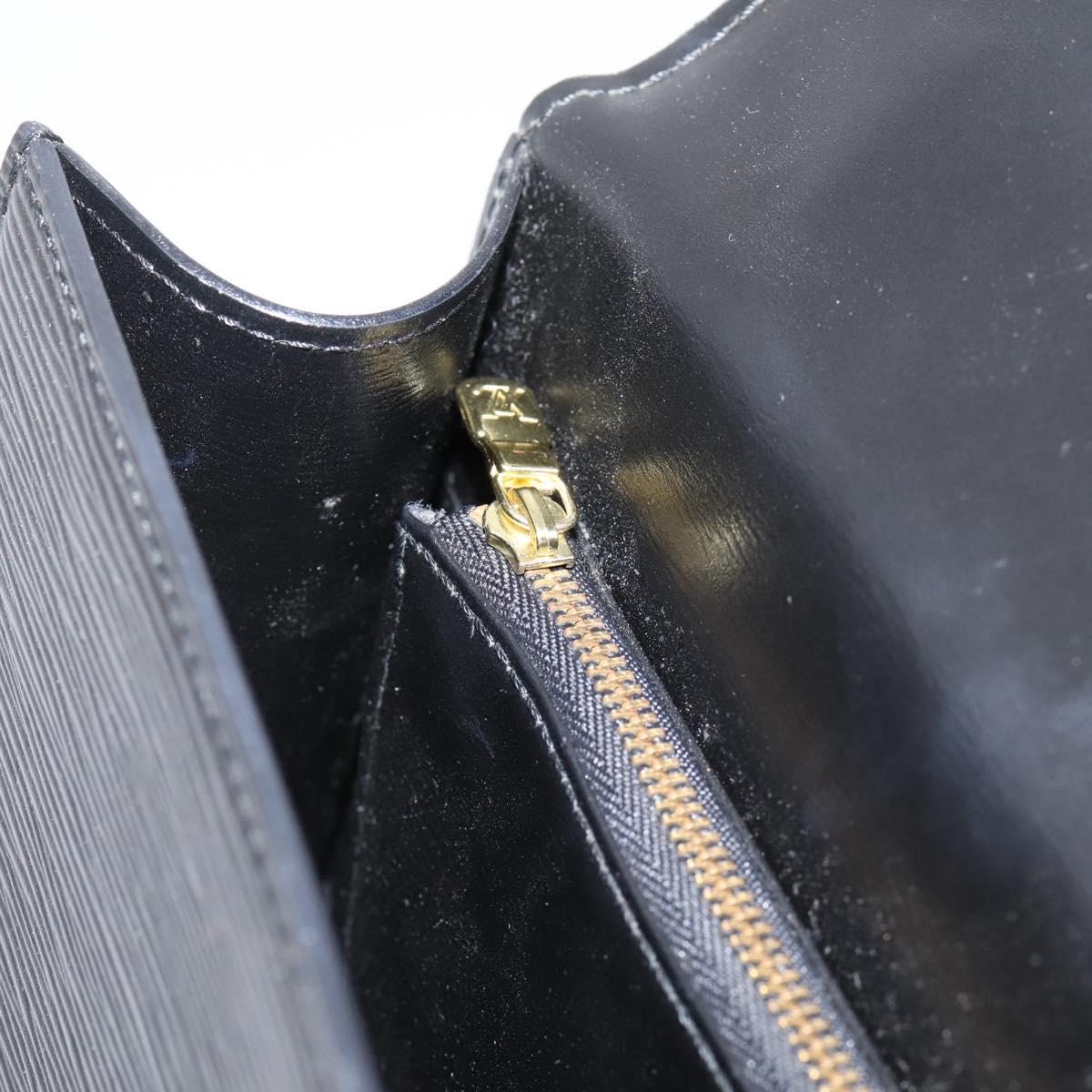 LOUIS VUITTON Epi Malesherbes Hand Bag Black M52372 LV Auth ka6554