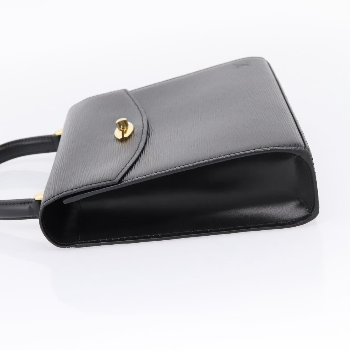 LOUIS VUITTON Epi Malesherbes Hand Bag Black M52372 LV Auth ka6554