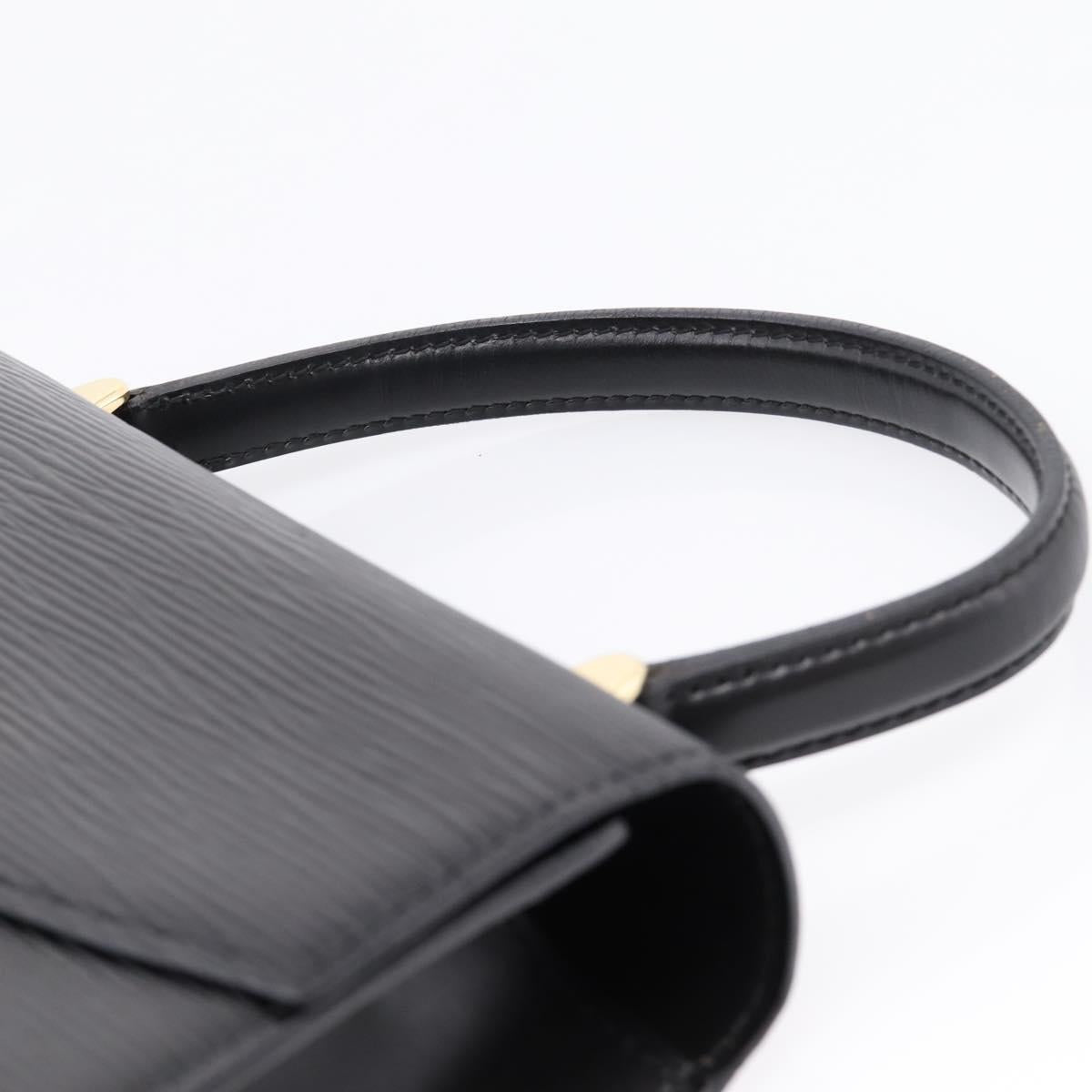 LOUIS VUITTON Epi Malesherbes Hand Bag Black M52372 LV Auth ka6554