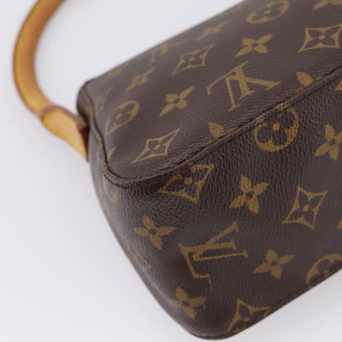 LOUIS VUITTON Monogram Mini Looping Shoulder Bag M51147 LV Auth ka6569