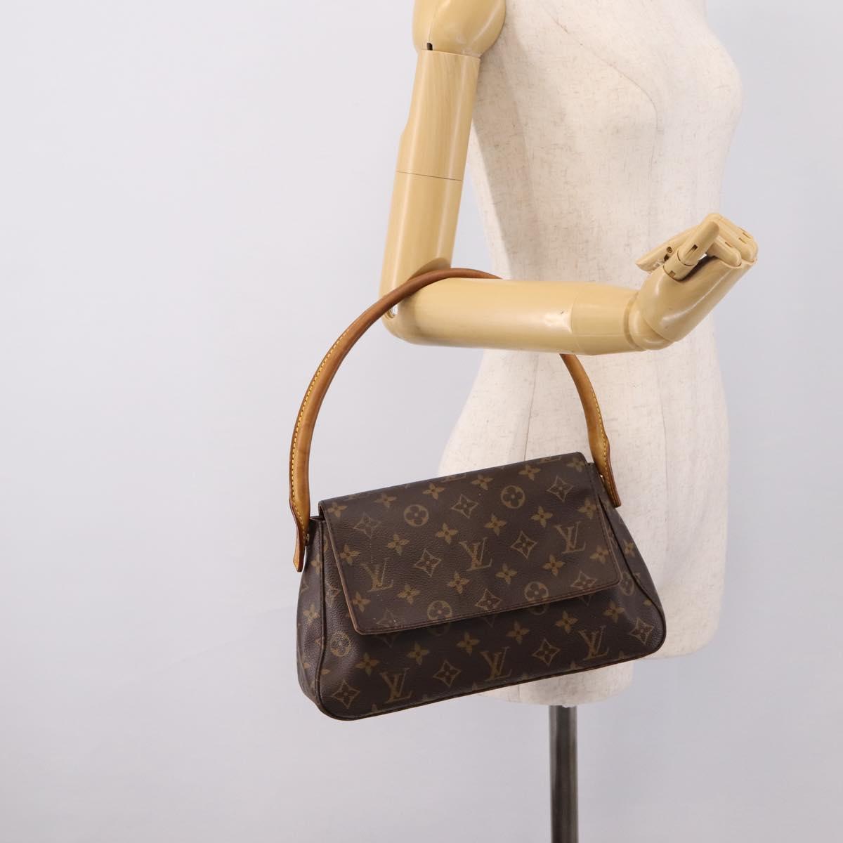 LOUIS VUITTON Monogram Mini Looping Shoulder Bag M51147 LV Auth ka6569