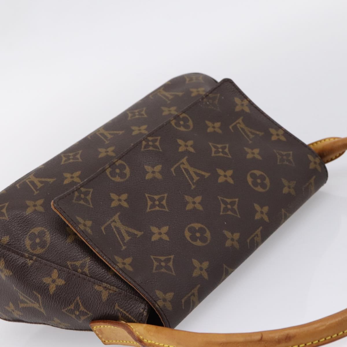 LOUIS VUITTON Monogram Mini Looping Shoulder Bag M51147 LV Auth ka6569