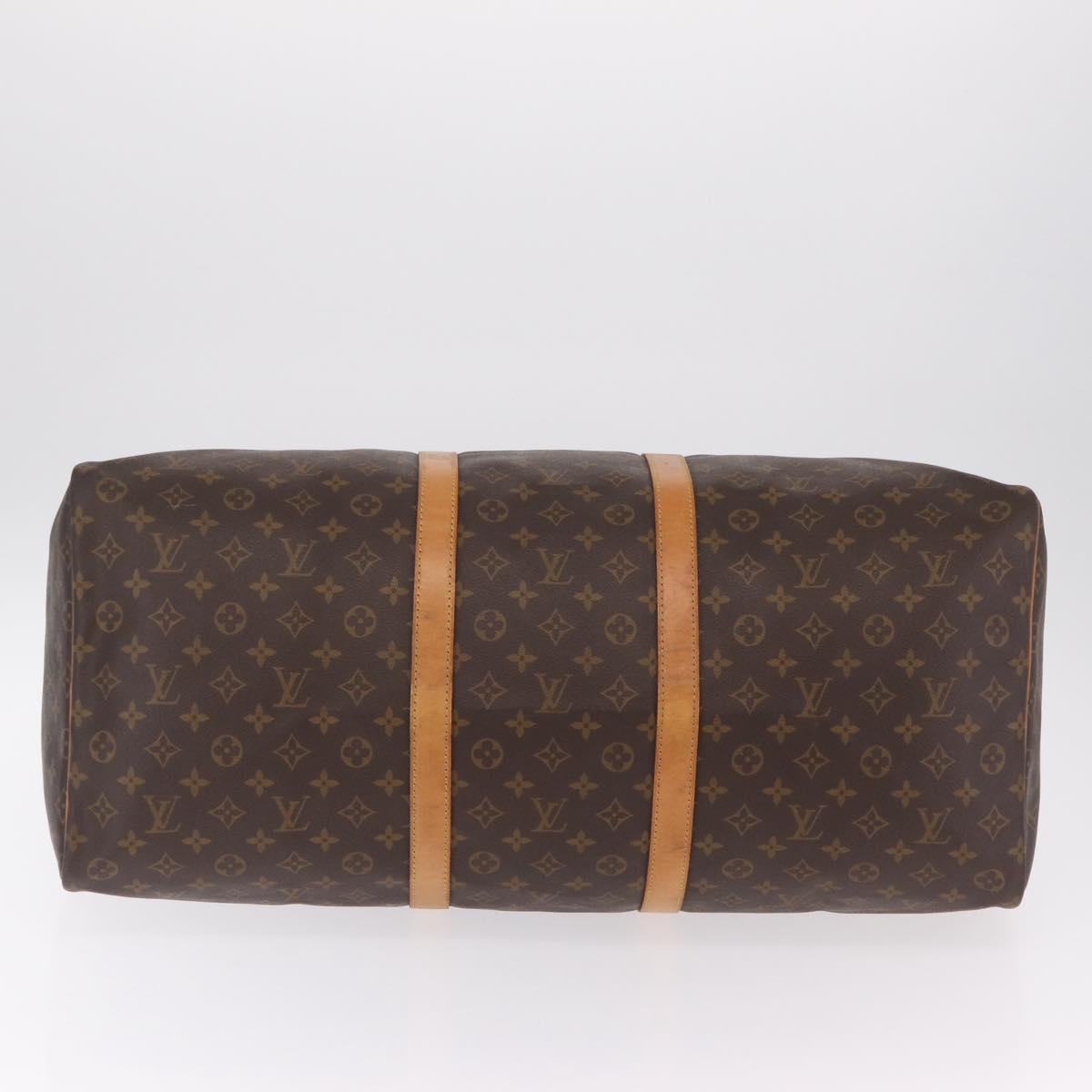 LOUIS VUITTON Monogram Keepall 60 Boston Bag M41422 LV Auth ka6571