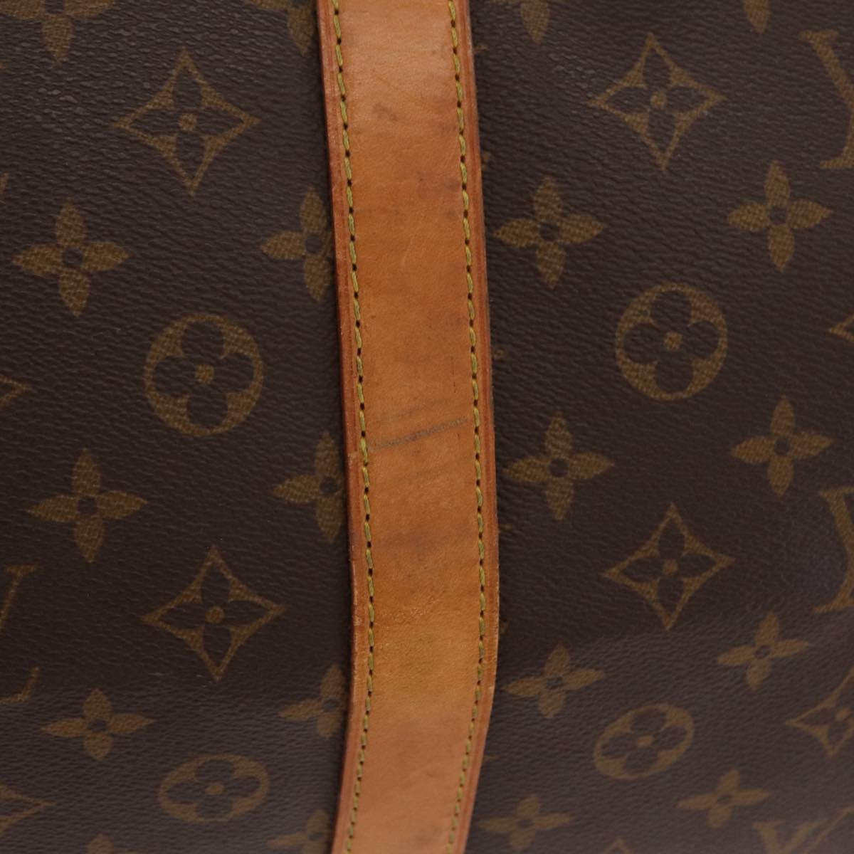 LOUIS VUITTON Monogram Keepall 60 Boston Bag M41422 LV Auth ka6571
