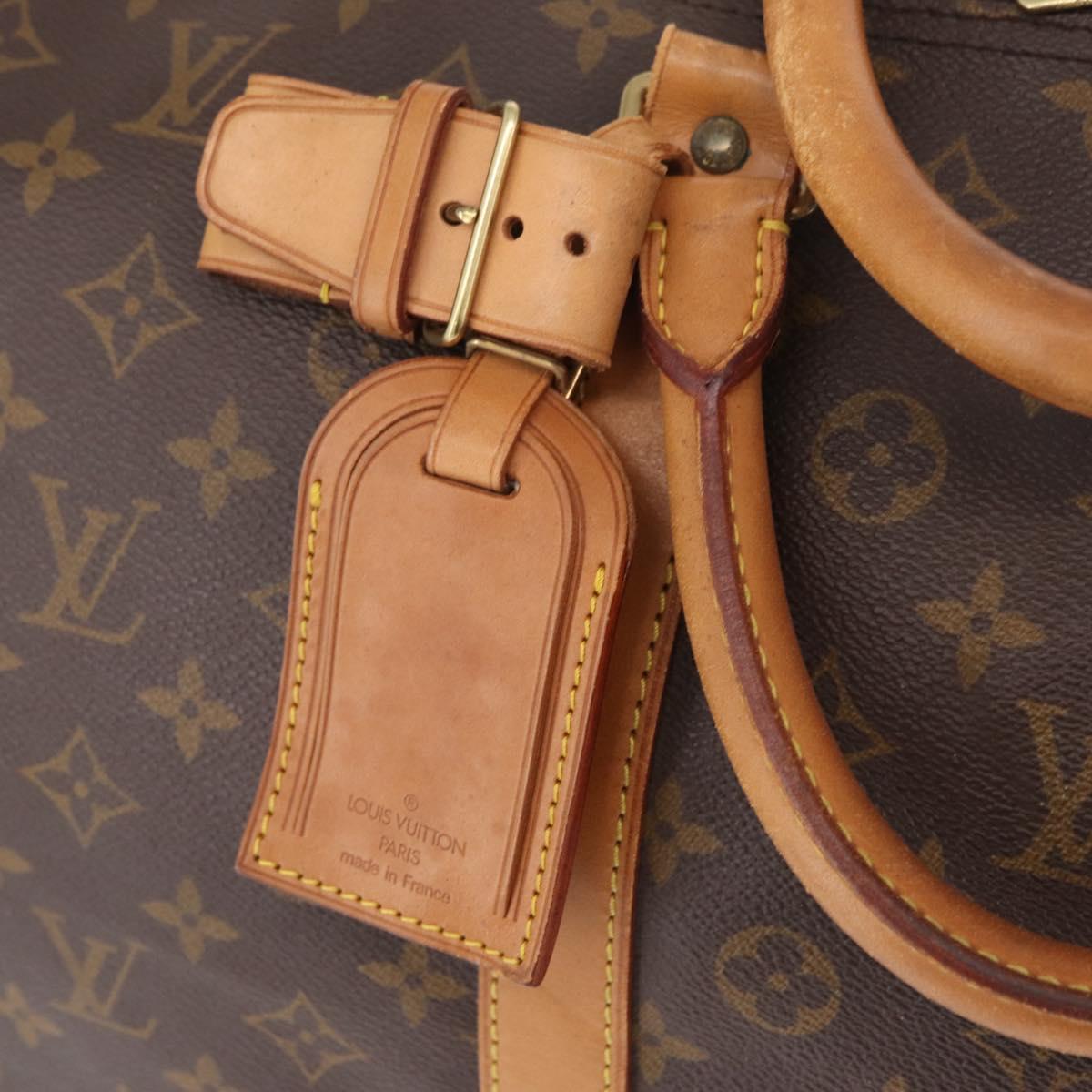 LOUIS VUITTON Monogram Keepall 60 Boston Bag M41422 LV Auth ka6571
