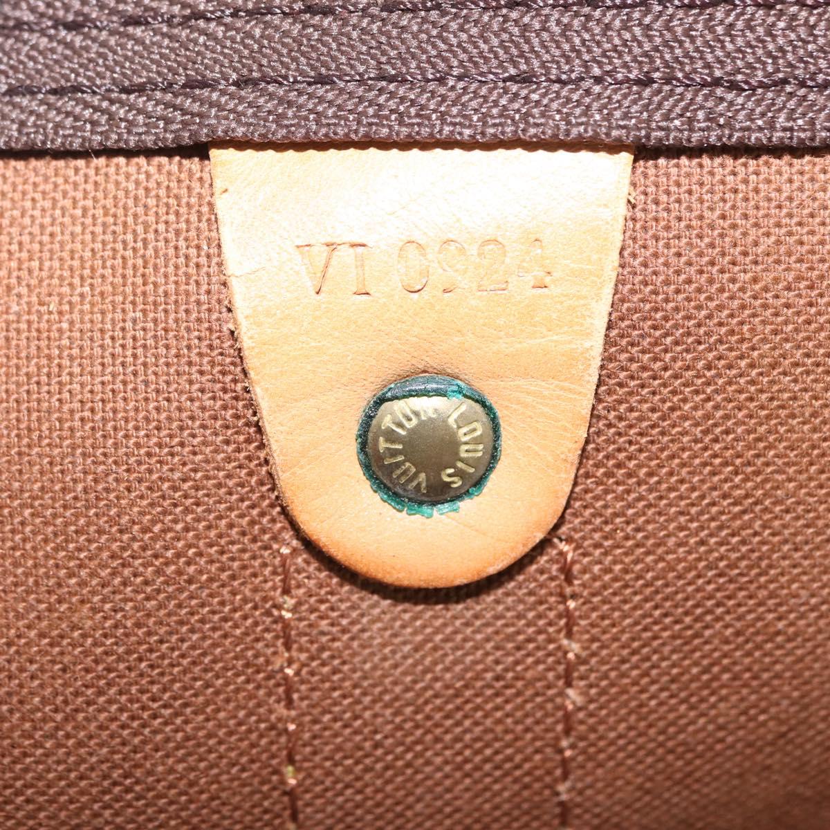 LOUIS VUITTON Monogram Keepall 60 Boston Bag M41422 LV Auth ka6571