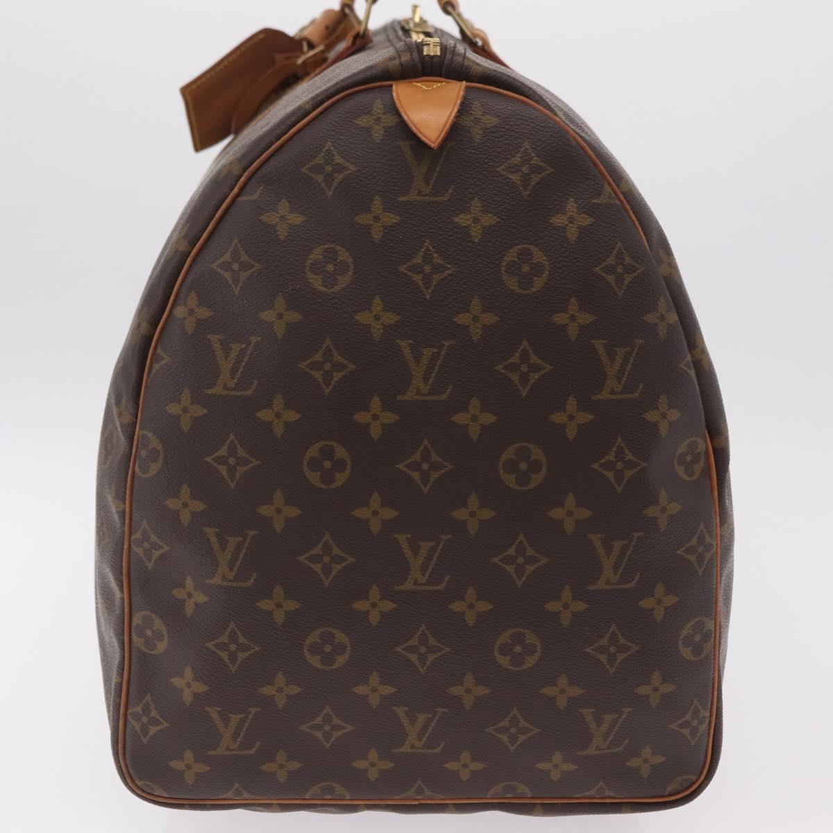 LOUIS VUITTON Monogram Keepall 60 Boston Bag M41422 LV Auth ka6571