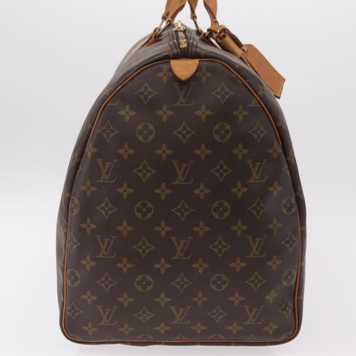 LOUIS VUITTON Monogram Keepall 60 Boston Bag M41422 LV Auth ka6571