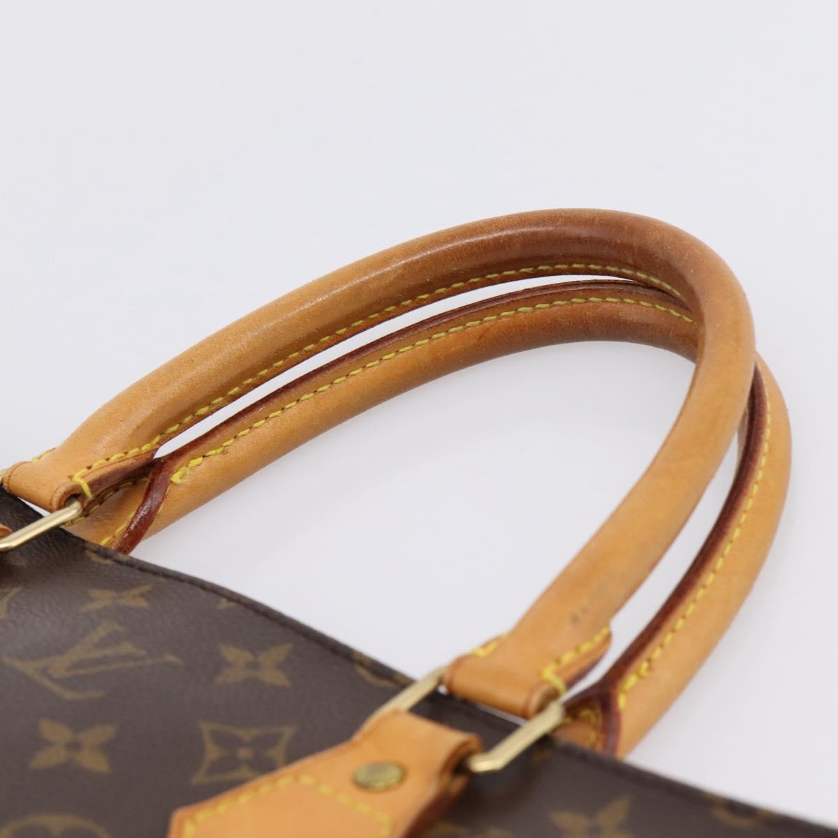 LOUIS VUITTON Monogram Sac Plat Hand Bag M51140 LV Auth ka6593