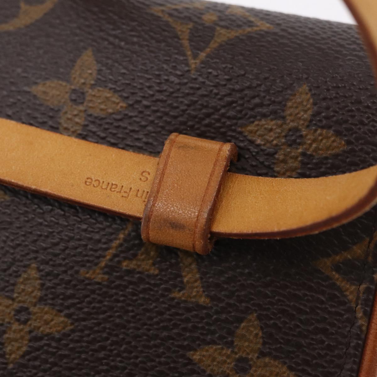 LOUIS VUITTON Monogram Pochette Florentine Waist bag M51855 LV Auth ka6601