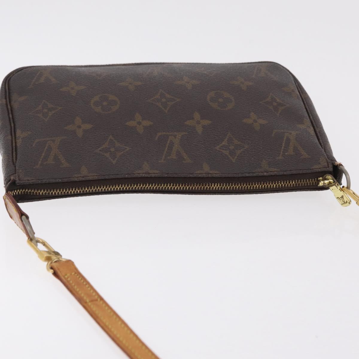 LOUIS VUITTON Monogram Pochette Accessoires Pouch M51980 LV Auth ka6608