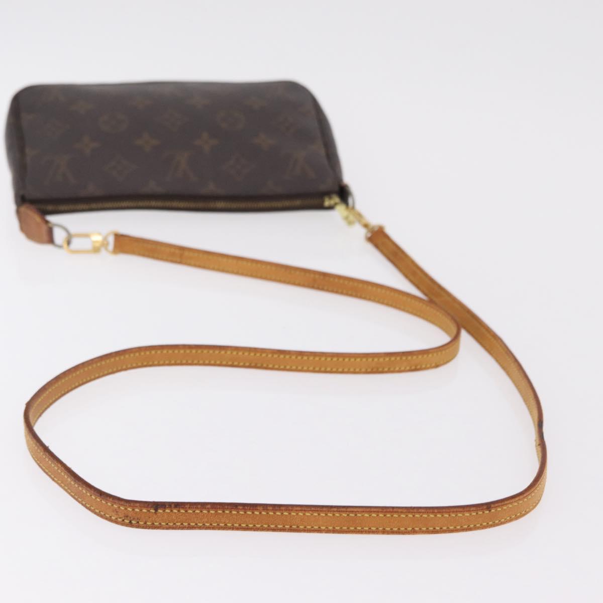LOUIS VUITTON Monogram Pochette Accessoires Pouch M51980 LV Auth ka6608