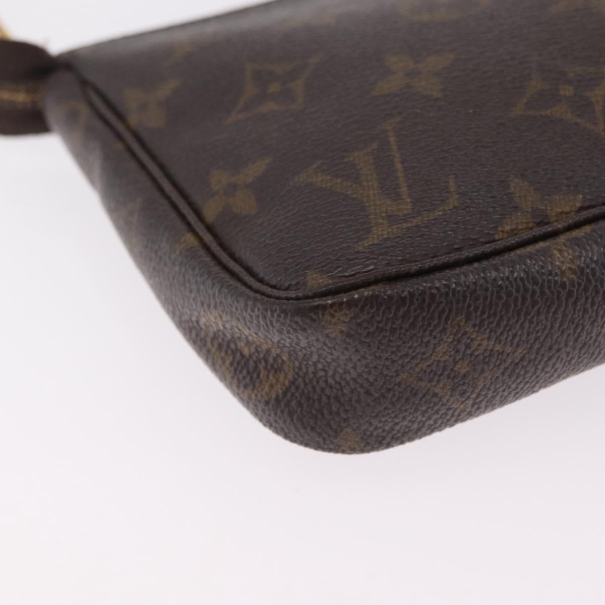 LOUIS VUITTON Monogram Pochette Accessoires Pouch M51980 LV Auth ka6608