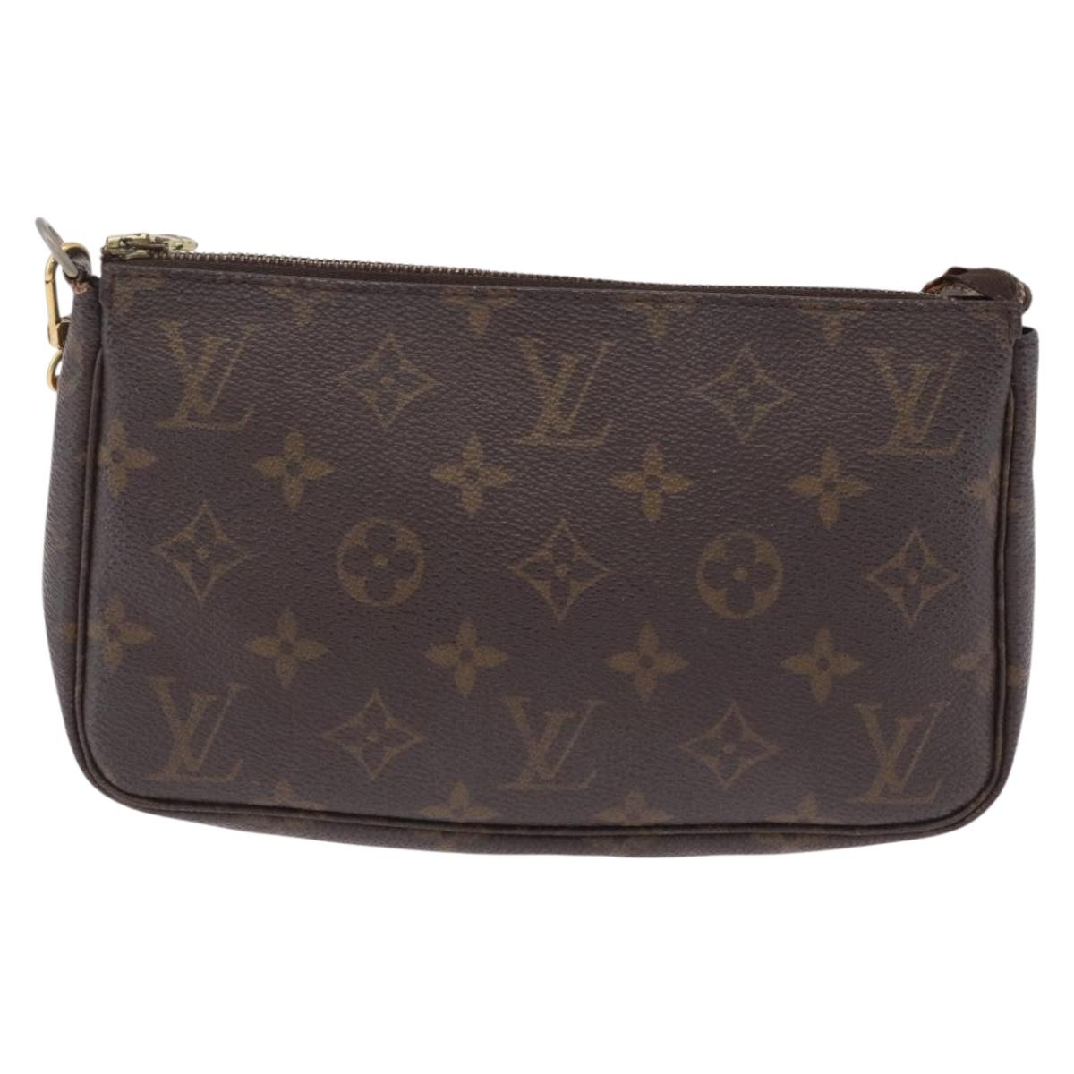 LOUIS VUITTON Monogram Pochette Accessoires Pouch M51980 LV Auth ka6608