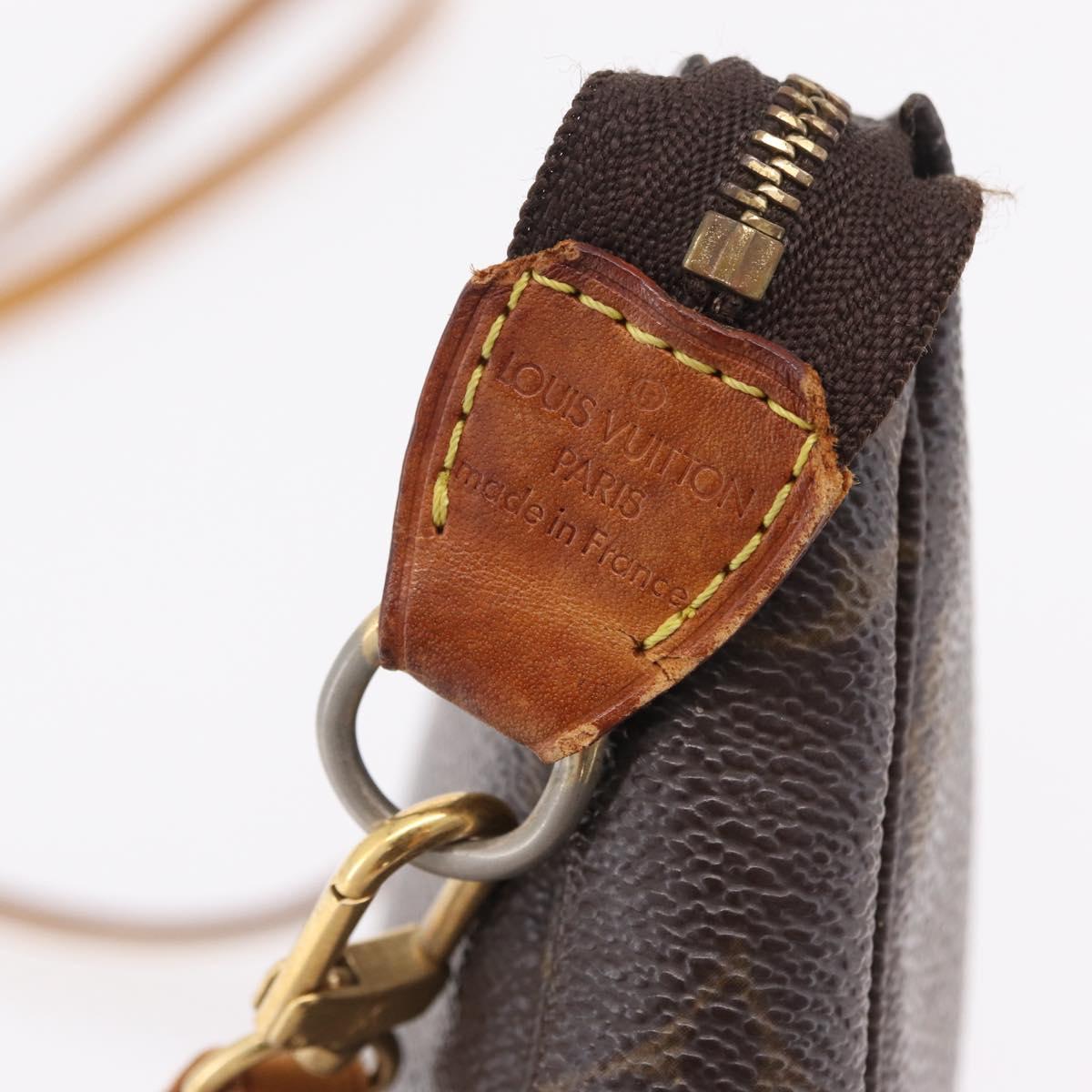 LOUIS VUITTON Monogram Pochette Accessoires Pouch M51980 LV Auth ka6608