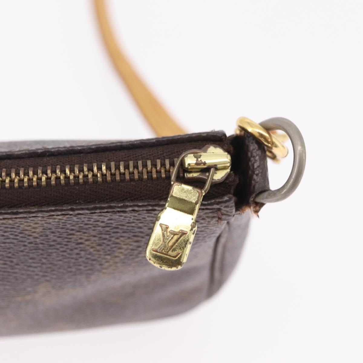 LOUIS VUITTON Monogram Pochette Accessoires Pouch M51980 LV Auth ka6608