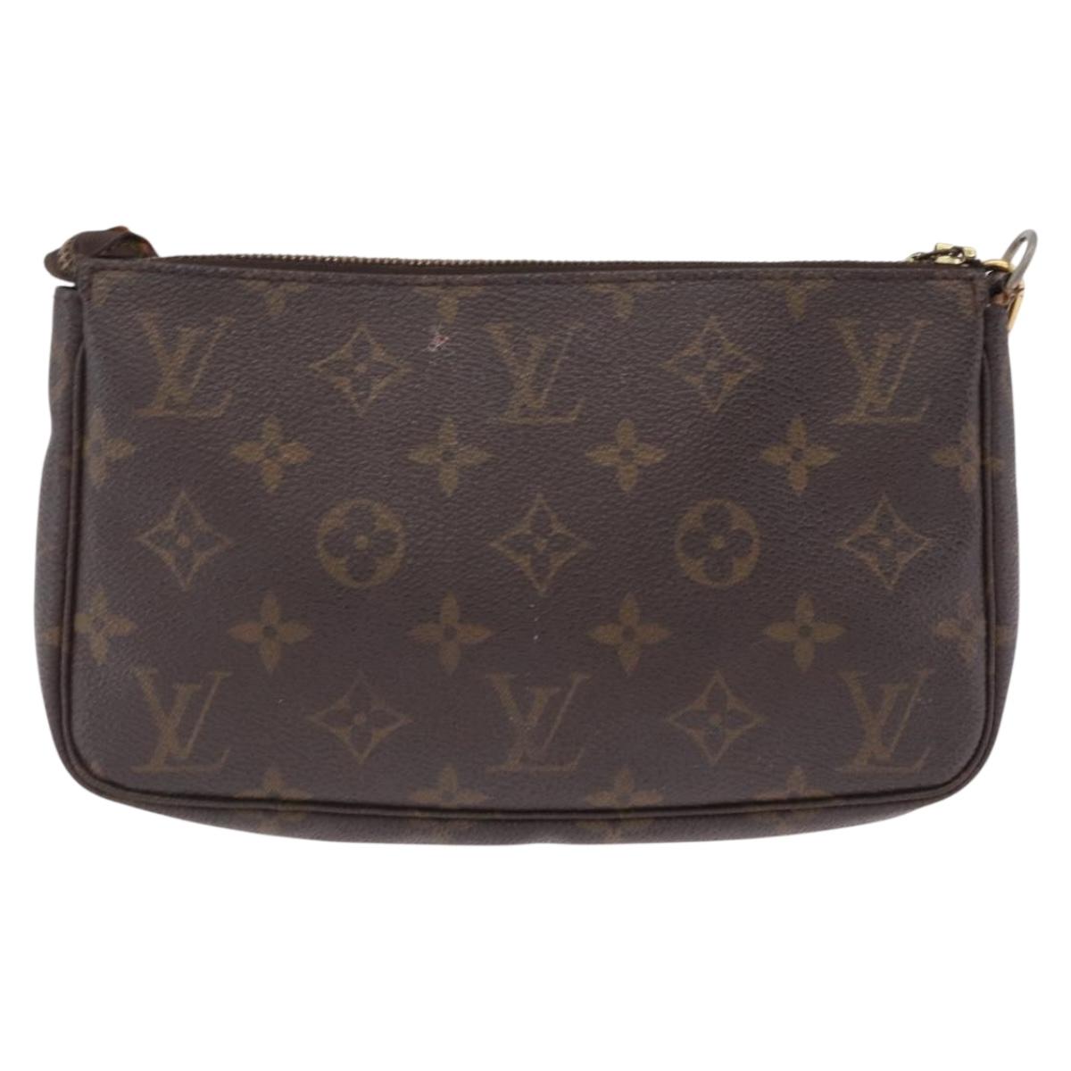 LOUIS VUITTON Monogram Pochette Accessoires Pouch M51980 LV Auth ka6608
