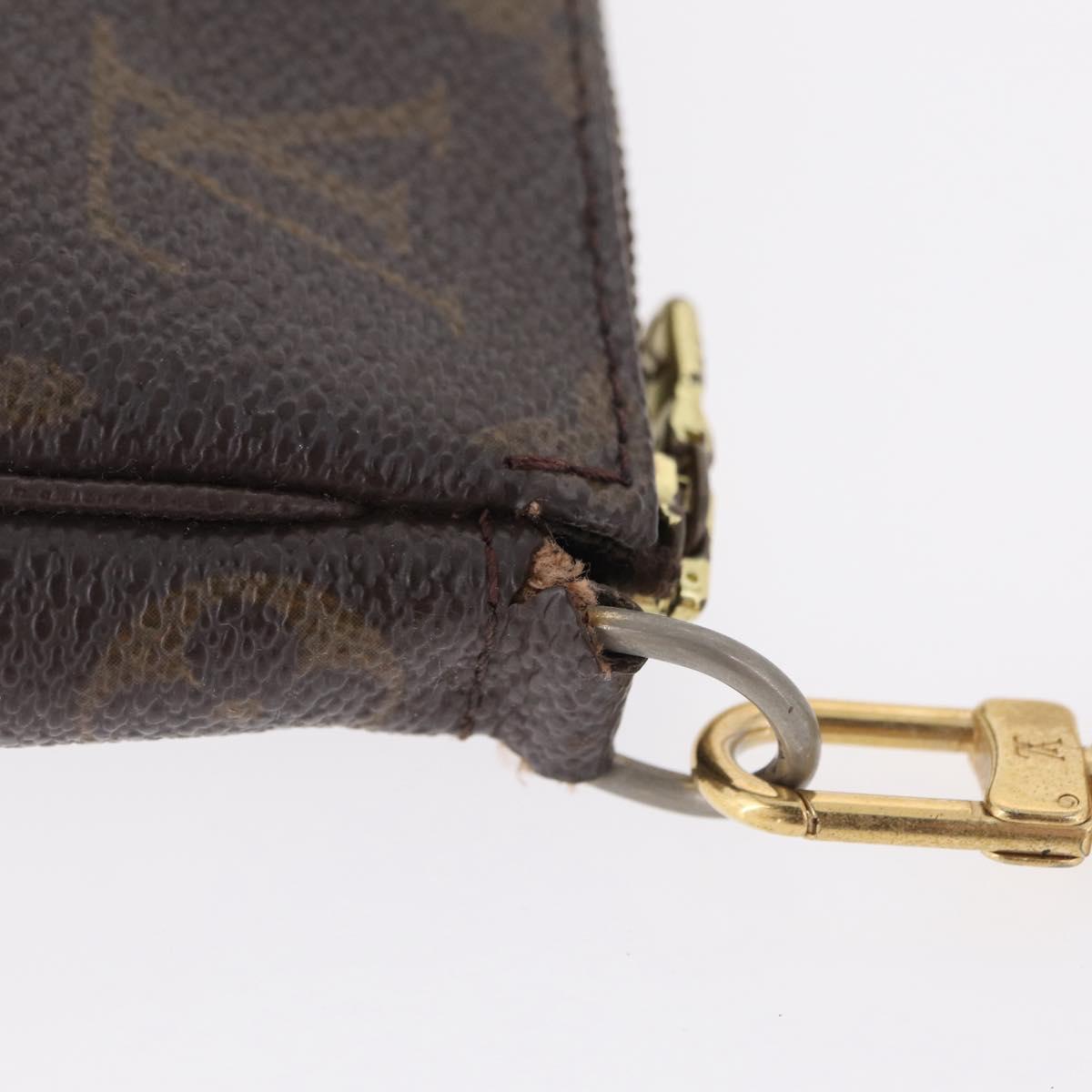 LOUIS VUITTON Monogram Pochette Accessoires Pouch M51980 LV Auth ka6608