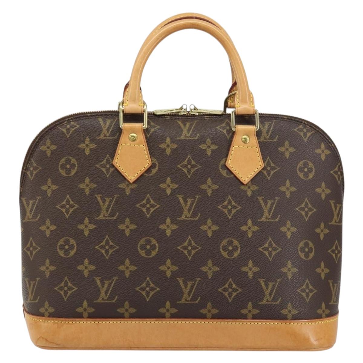 LOUIS VUITTON Monogram Alma Hand Bag M51130 LV Auth ka661