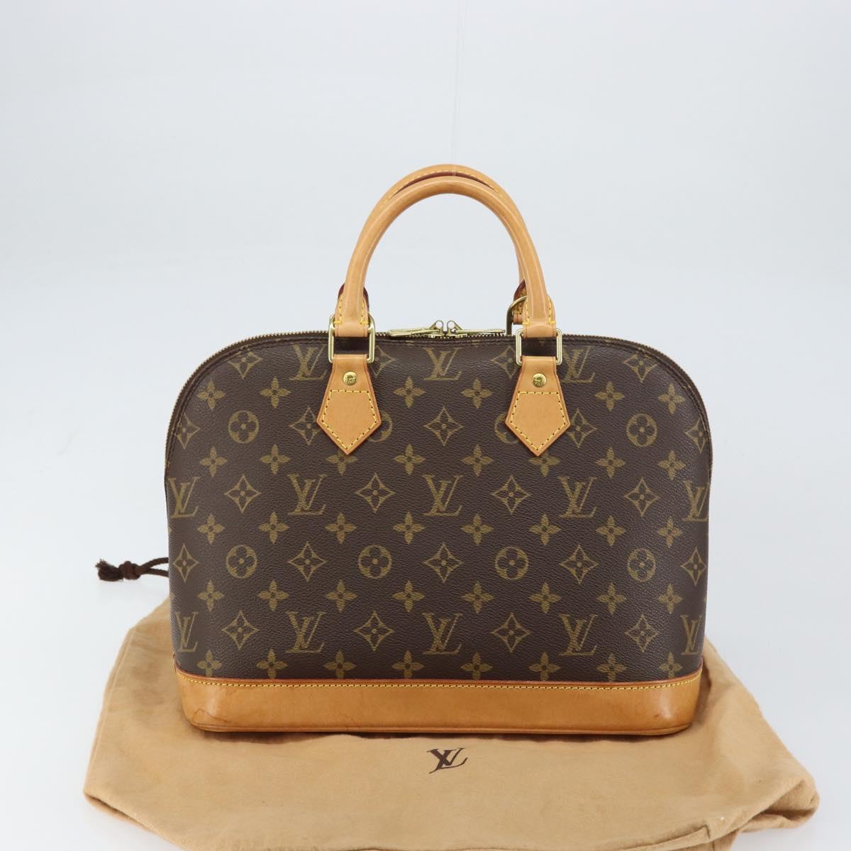 LOUIS VUITTON Monogram Alma Hand Bag M51130 LV Auth ka661