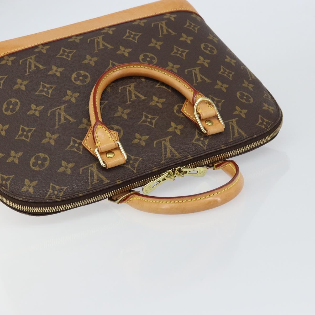 LOUIS VUITTON Monogram Alma Hand Bag M51130 LV Auth ka661