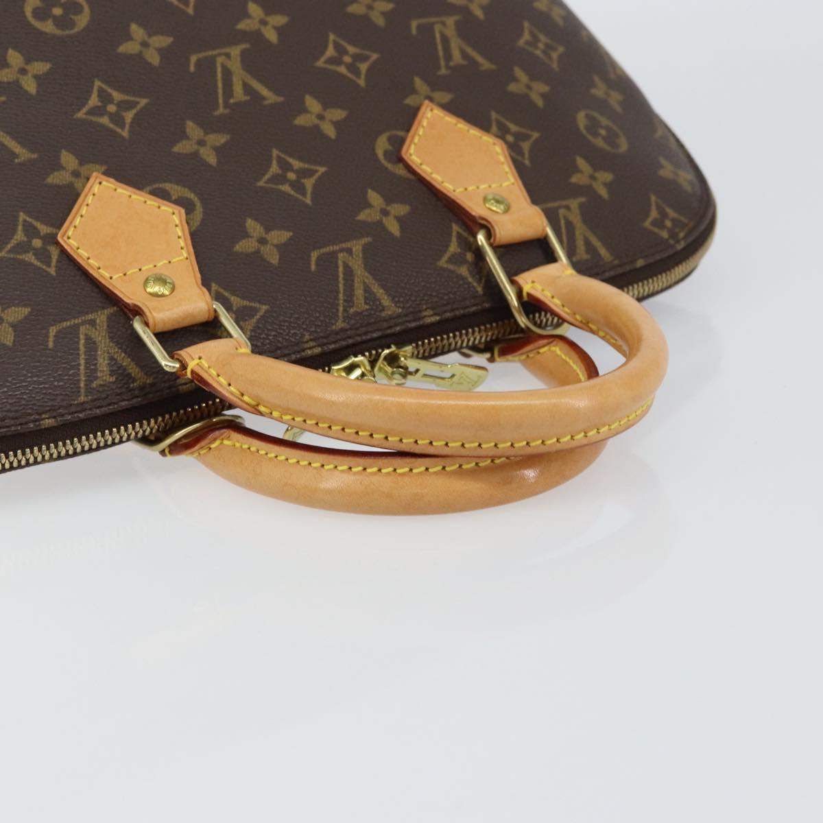 LOUIS VUITTON Monogram Alma Hand Bag M51130 LV Auth ka661