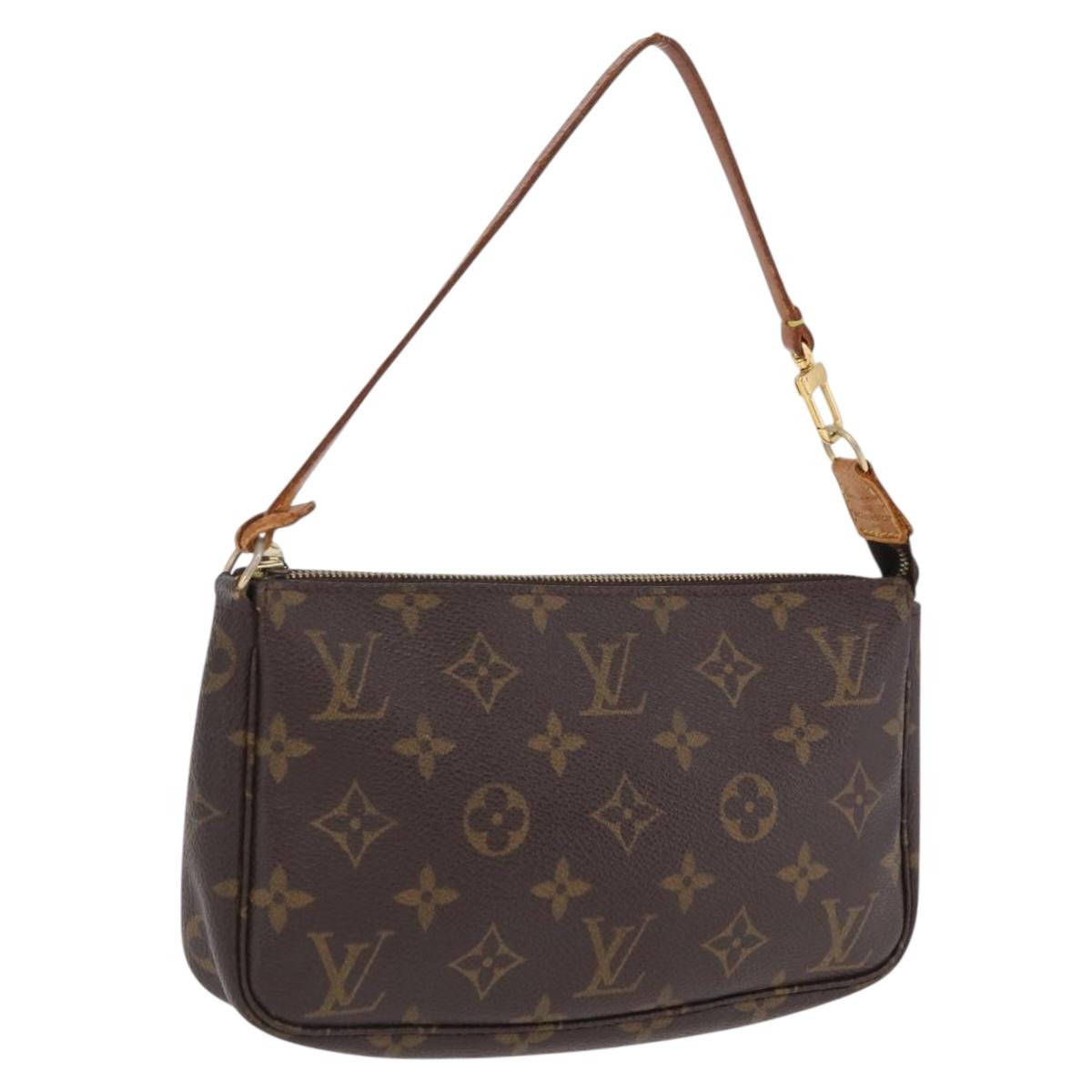 LOUIS VUITTON Monogram Pochette Accessoires Pouch M51980 LV Auth ka6612