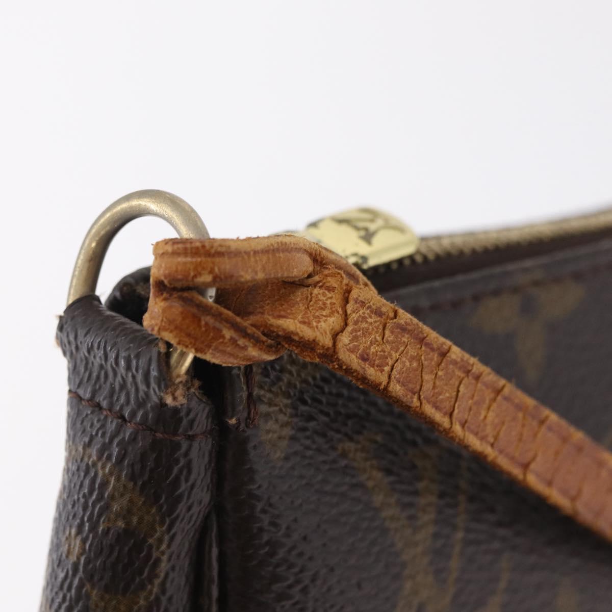 LOUIS VUITTON Monogram Pochette Accessoires Pouch M51980 LV Auth ka6612